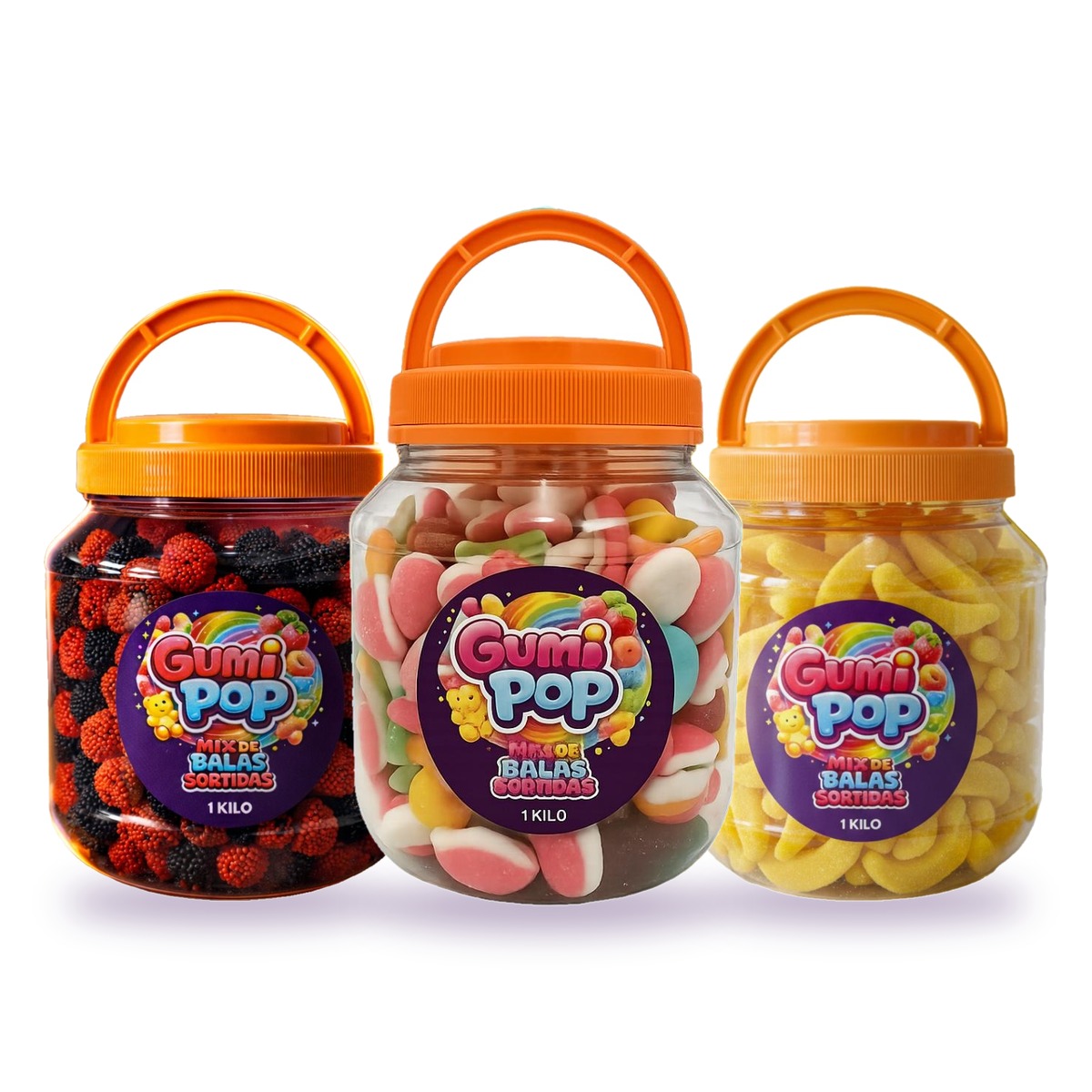 Combo Leve 3 Pague 2: Monte o Seu Kit de Balas GumiPop